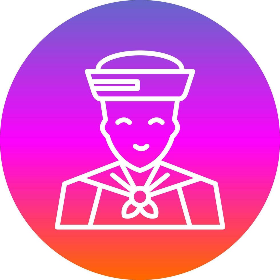 Sailor Vector Icon Design