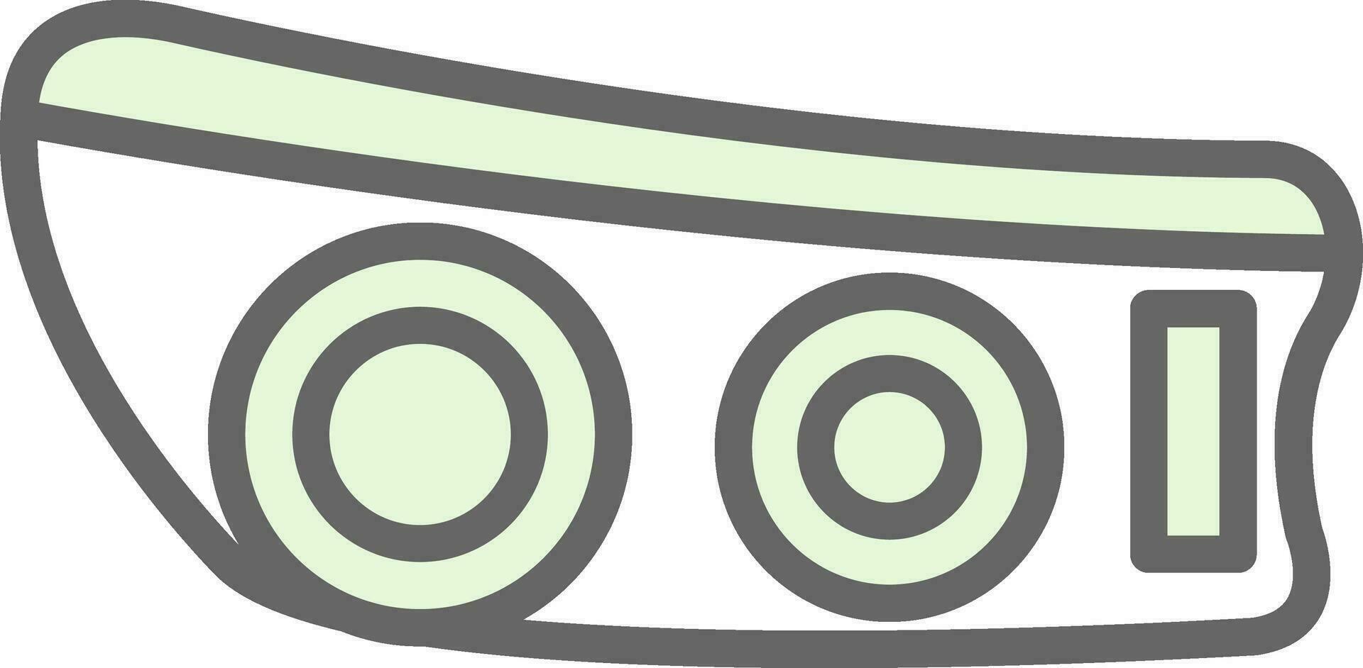 Head light Vector Icon Design