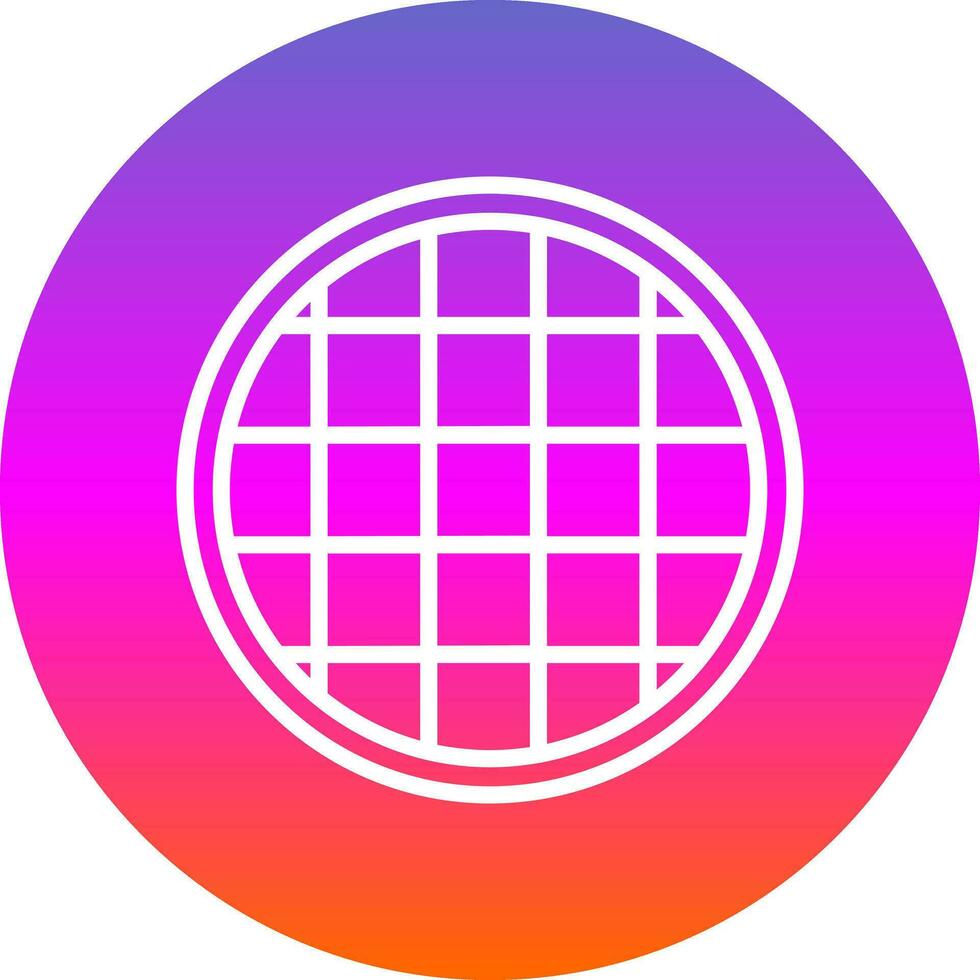 Waffle Vector Icon Design