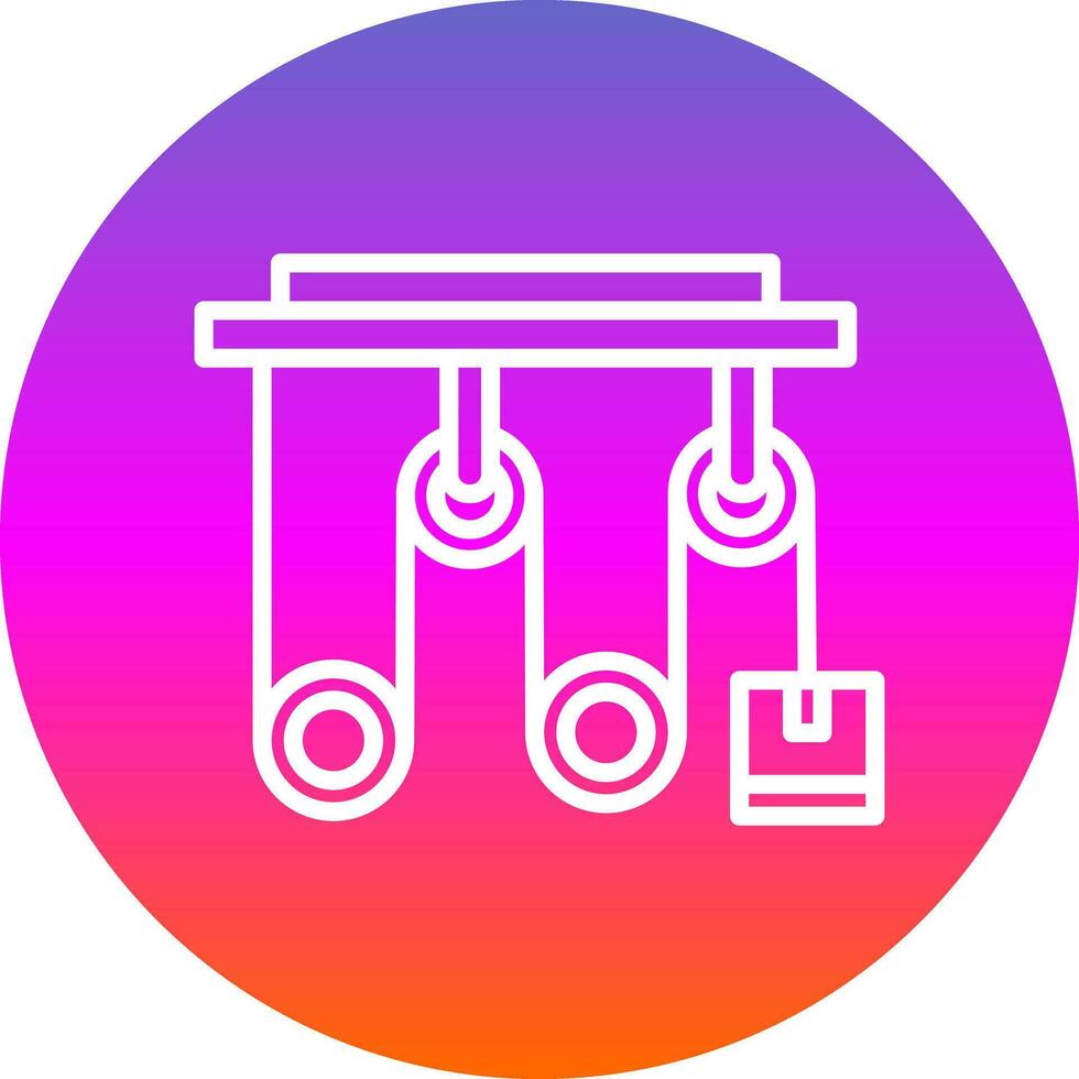 Pulley Vector Icon Design