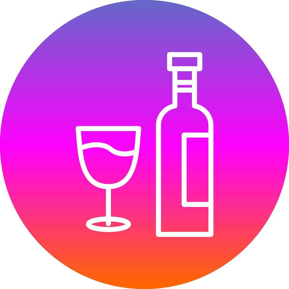 diseño de icono de vector de vino