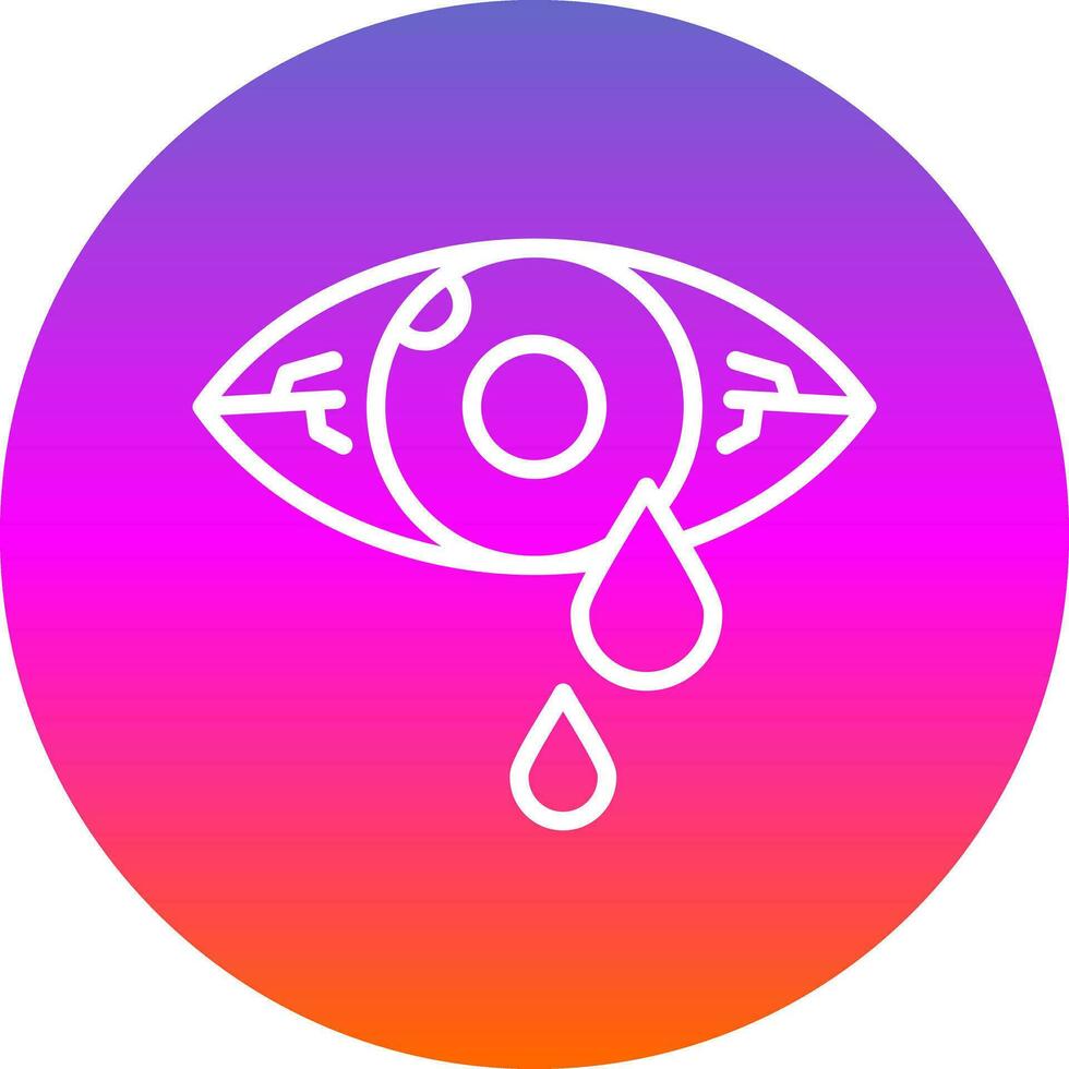 diseño de icono de vector de conjuntivitis