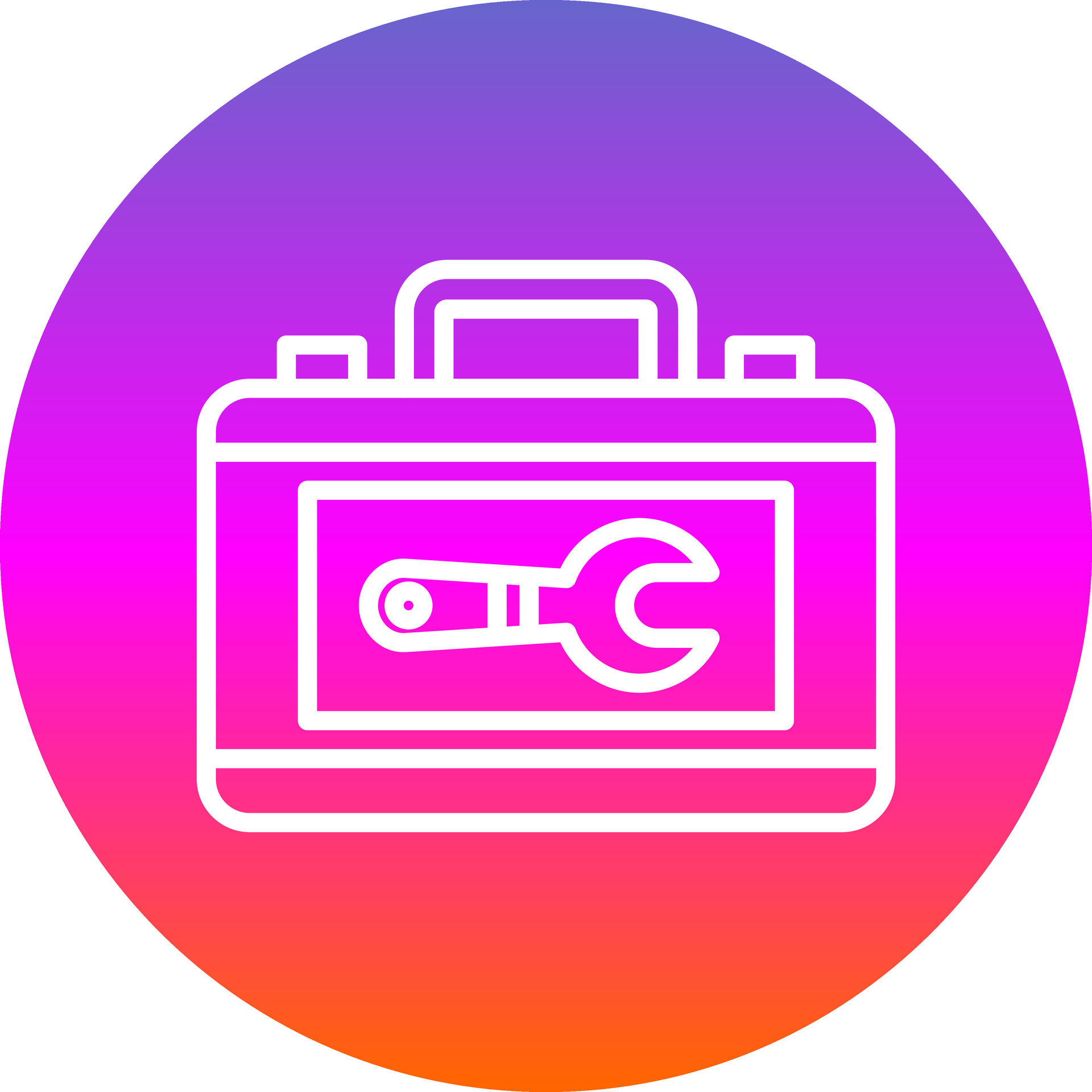 Tool box Vector Icon Design 25150554 Vector Art at Vecteezy