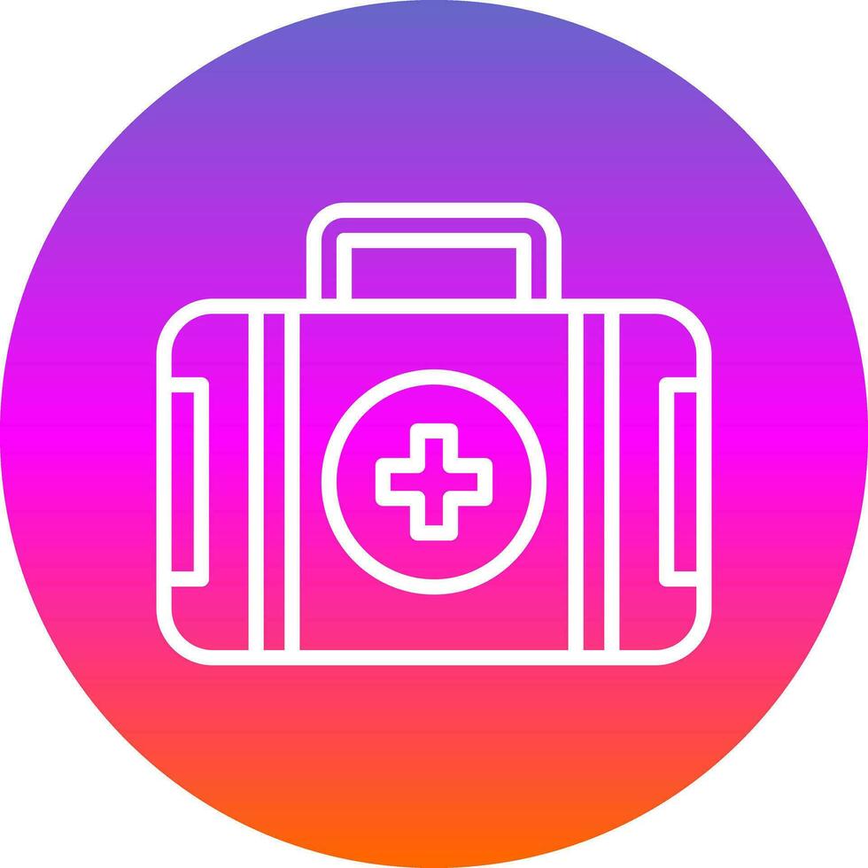 First aid kit Vector Icon Design