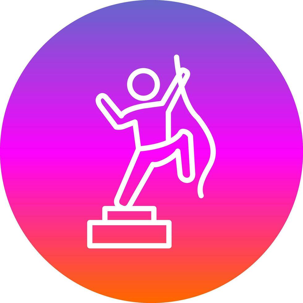 Climbing Vector Icon Design