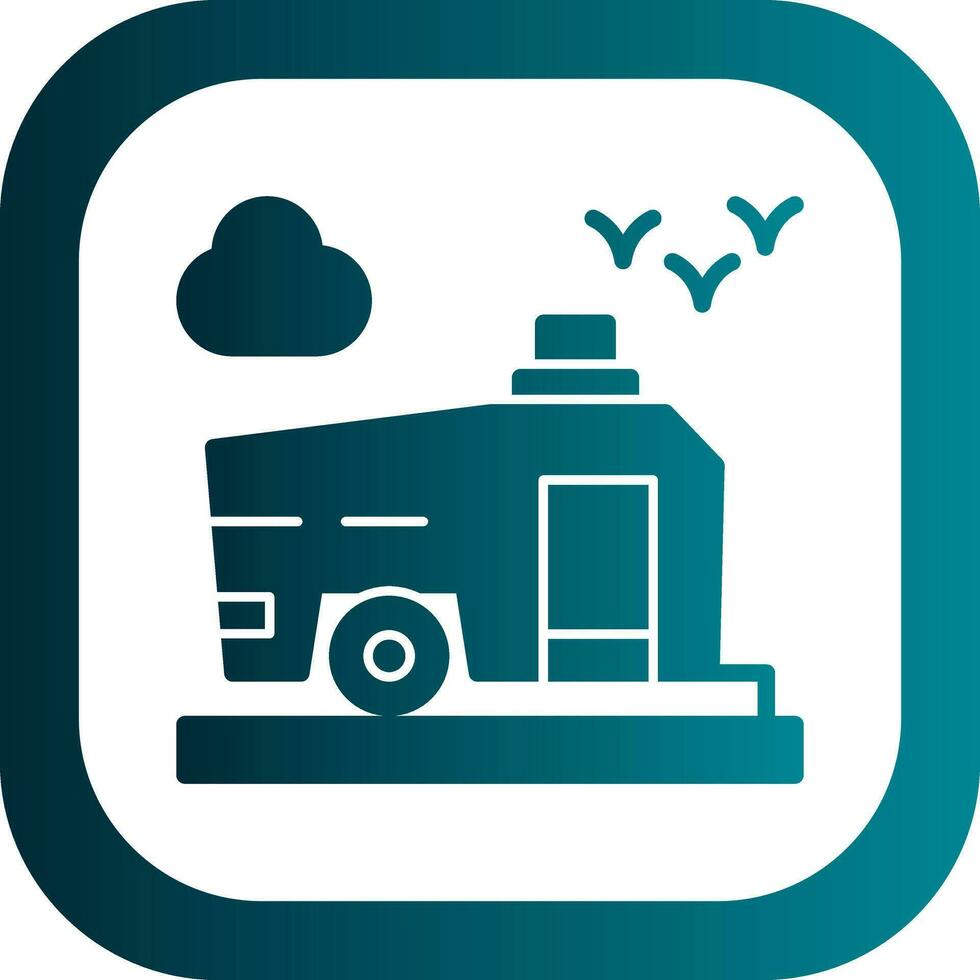 Caravan Vector Icon Design