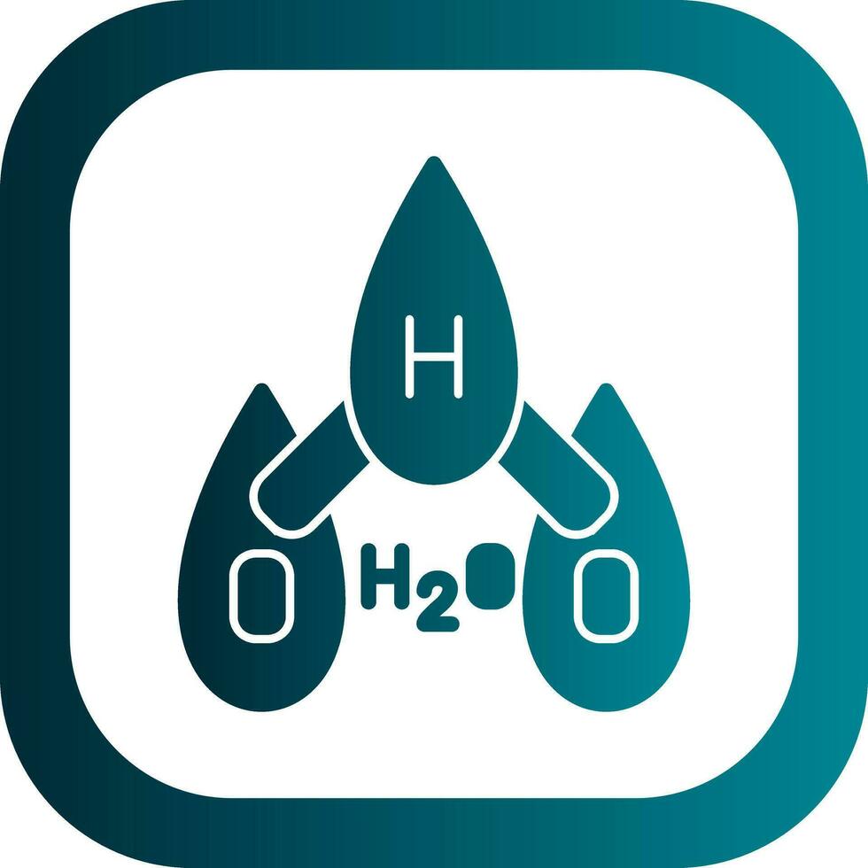 H2o Vector Icon Design