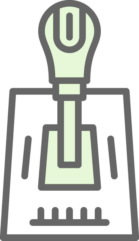 Gearshift Vector Icon Design