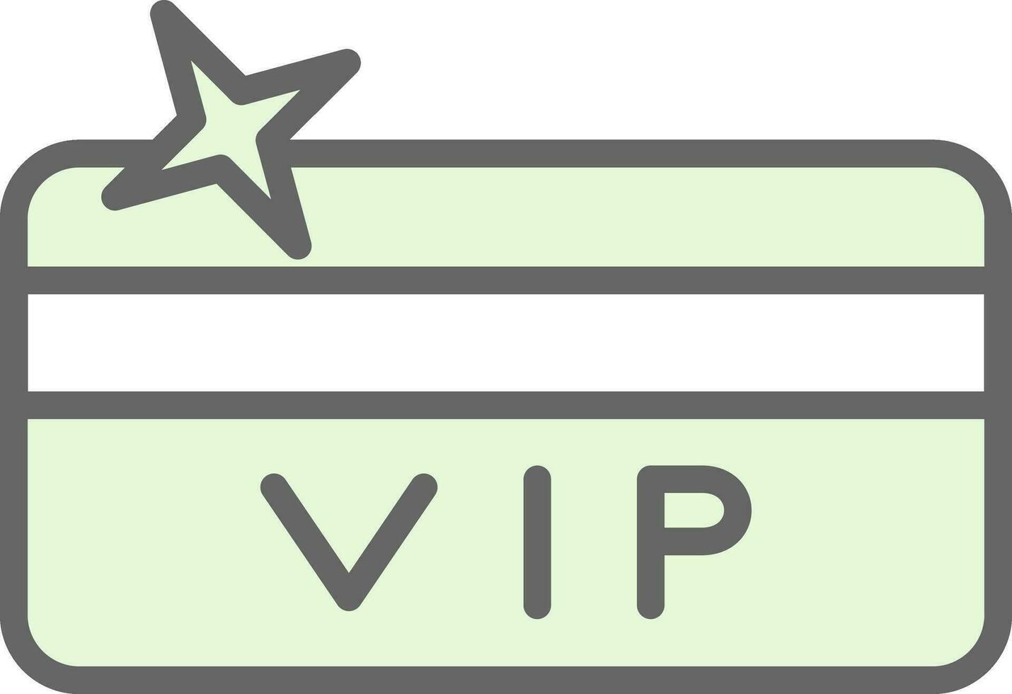 Vip card Vector Icon Design