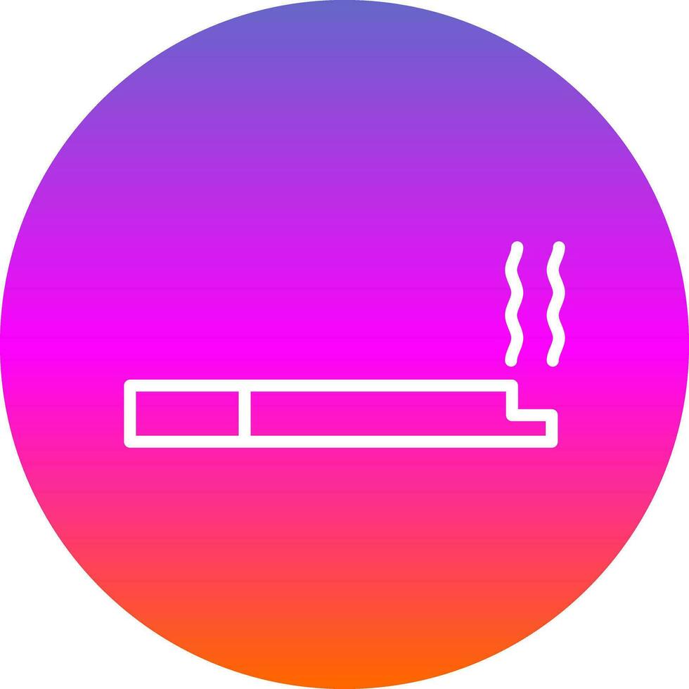Cigar Vector Icon Design
