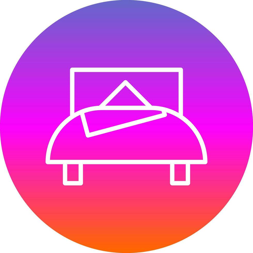 Bed Vector Icon Design