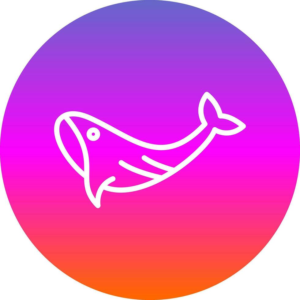 Whale Vector Icon Design