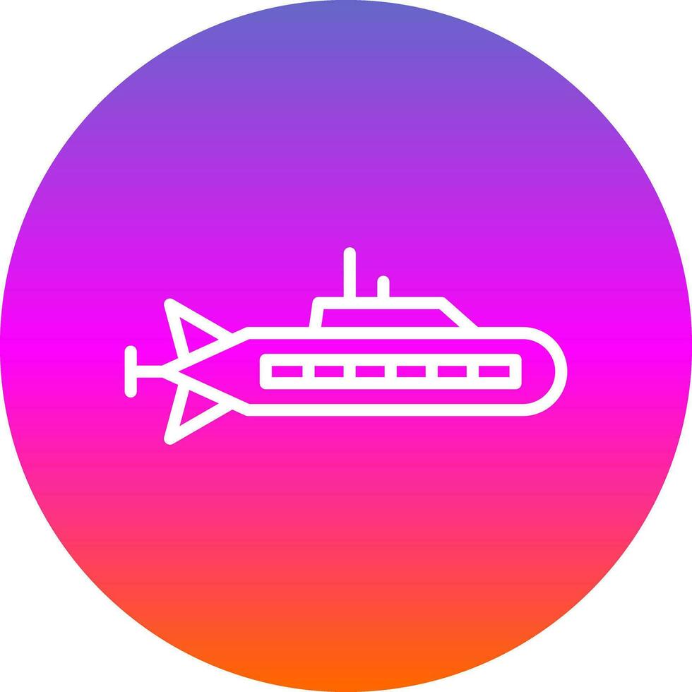 diseño de icono de vector submarino