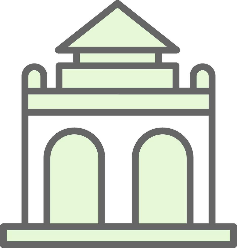 Parc du cinquantenaire Vector Icon Design
