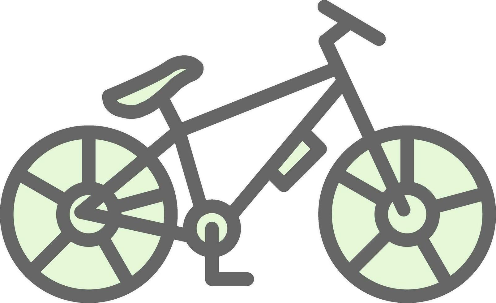 diseño de icono de vector de bicicleta de montaña