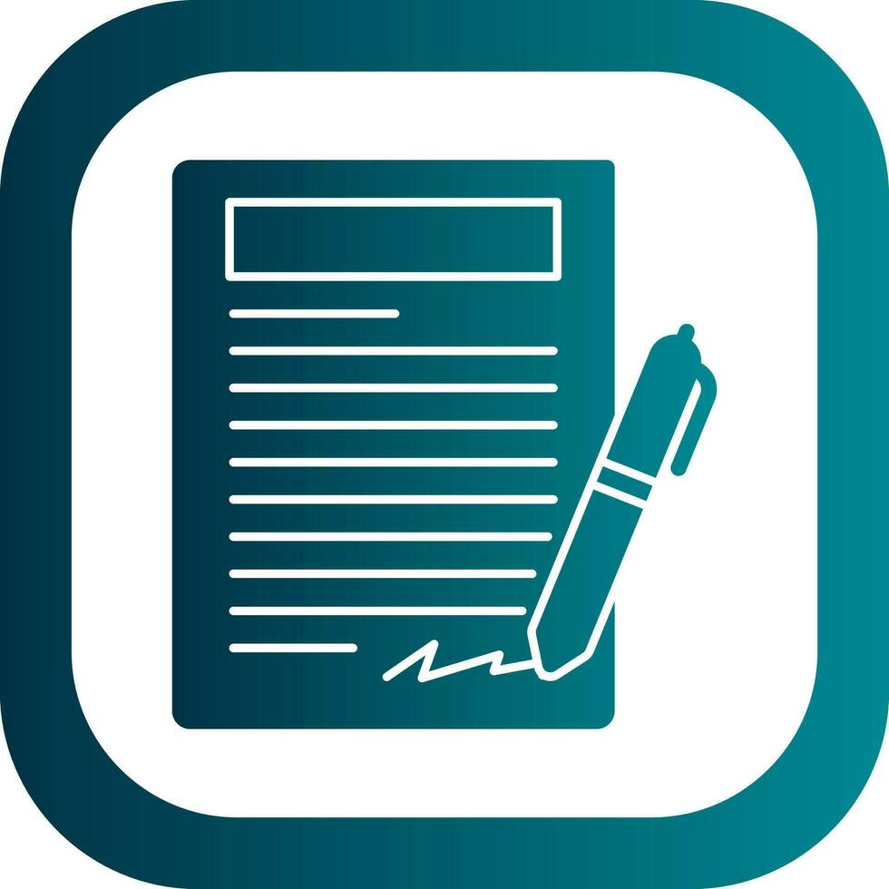 Agreement Vector Icon Design