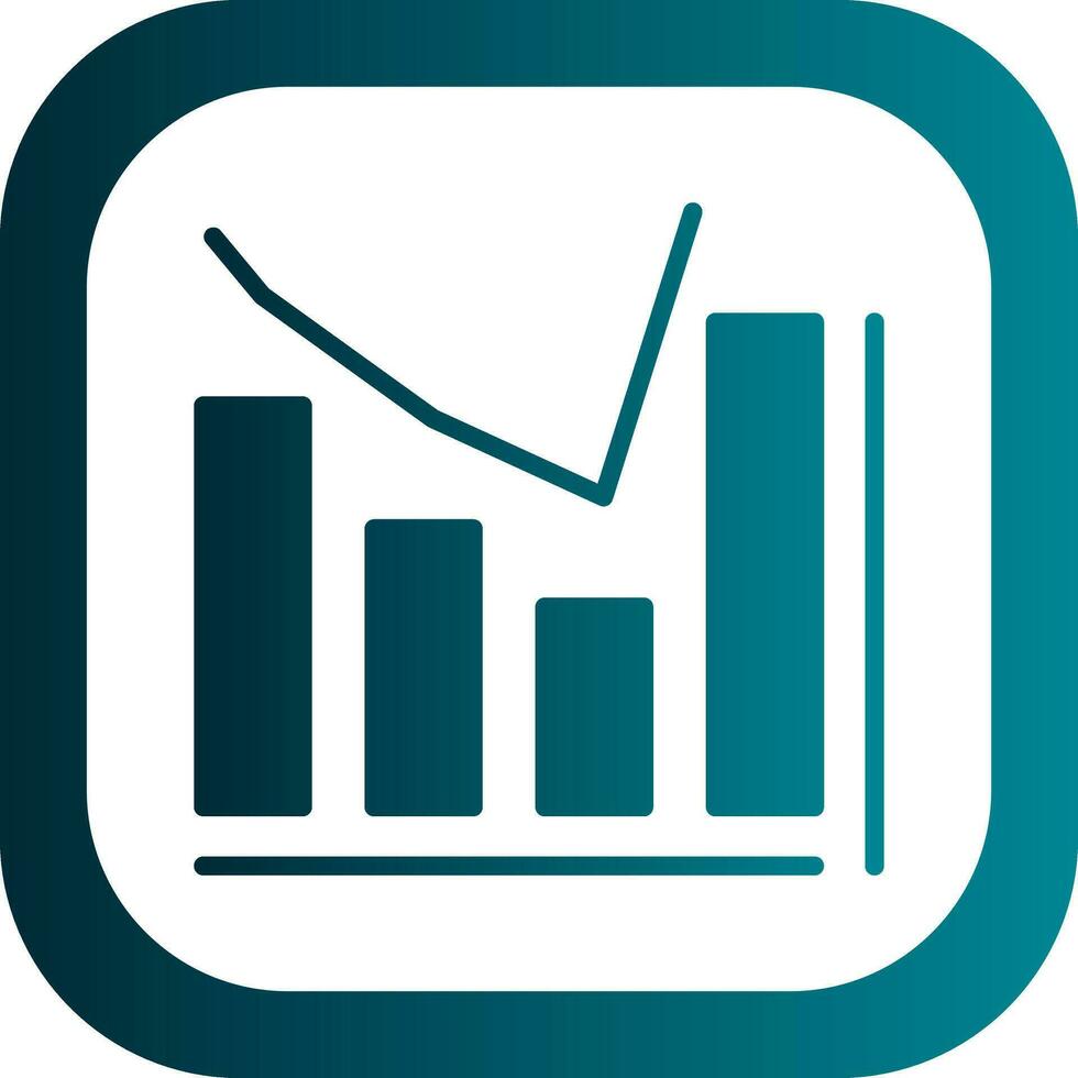 Bar chart Vector Icon Design