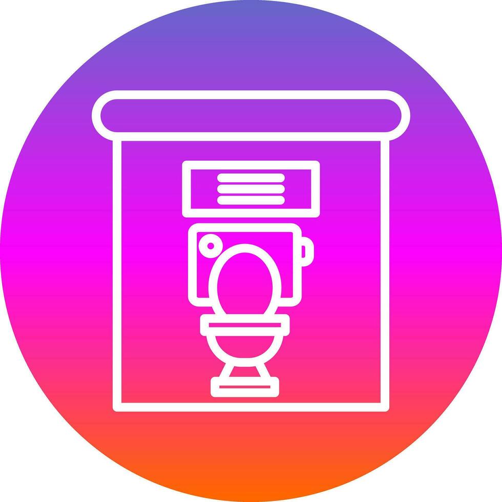 Restroom Vector Icon Design