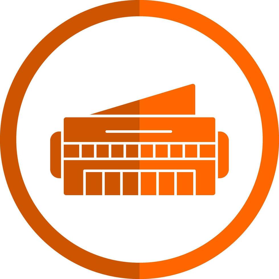 Harmonica Vector Icon Design
