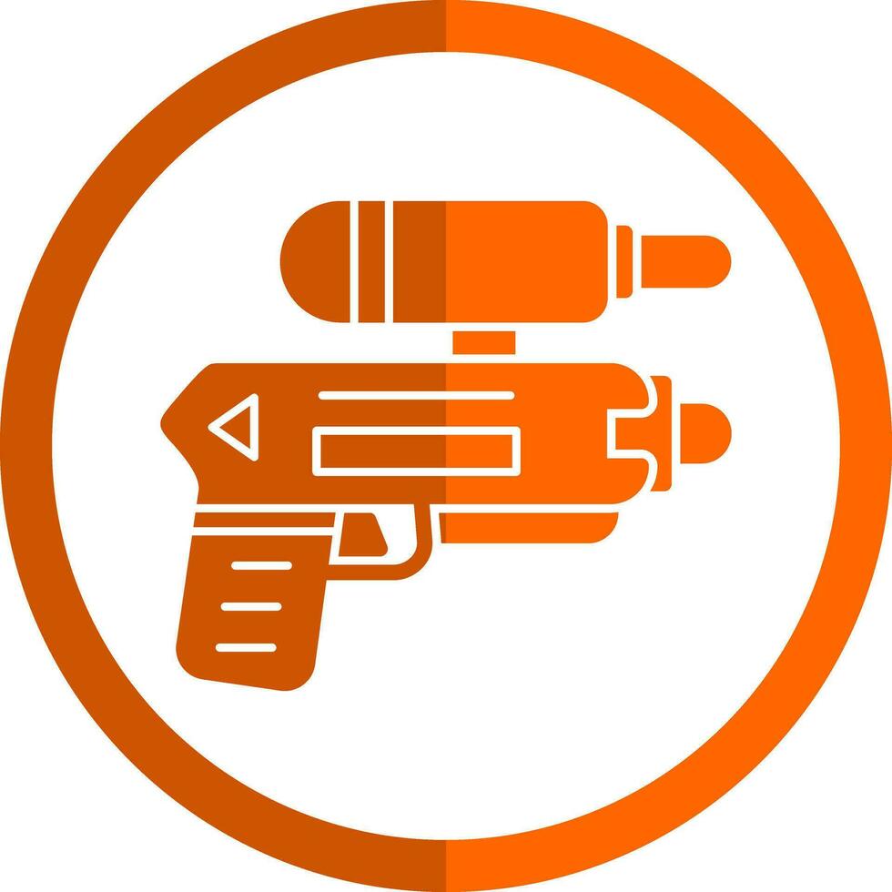 Water gun Vector Icon Design