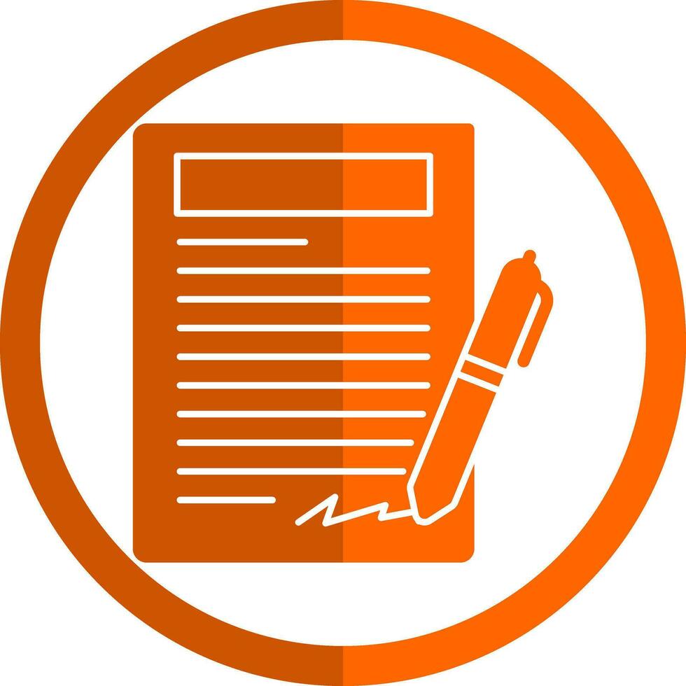 Agreement Vector Icon Design