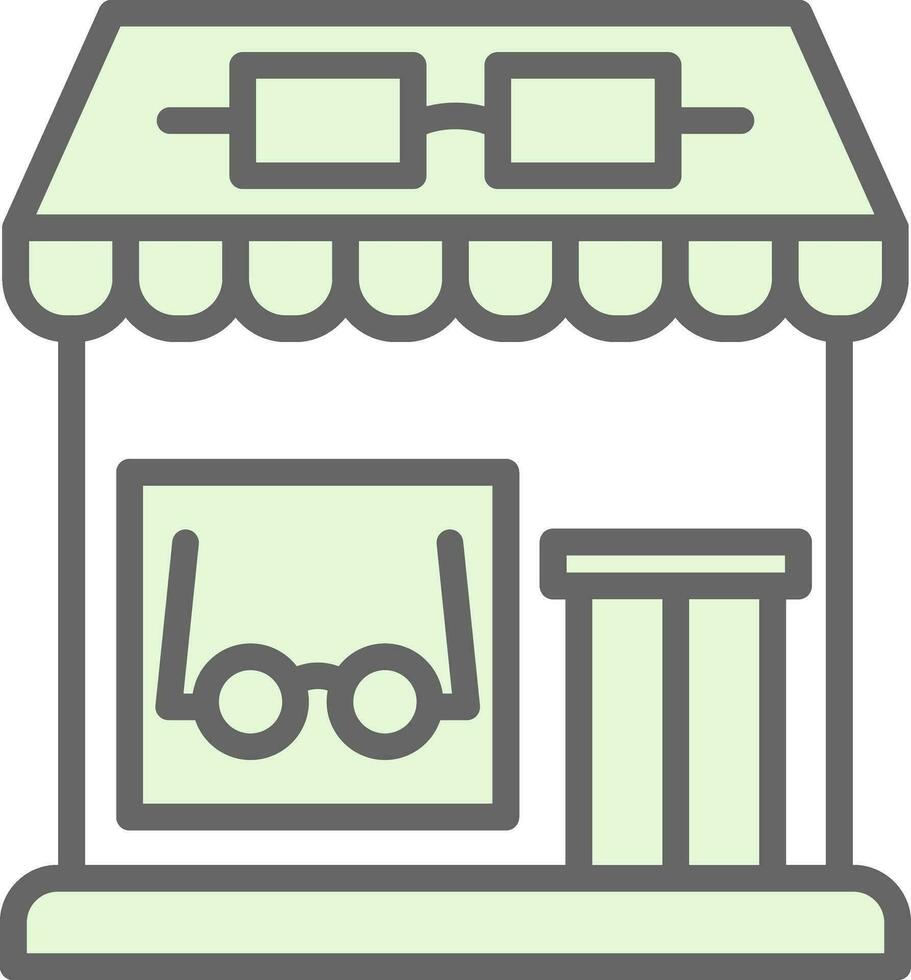 Optical shop Vector Icon Design