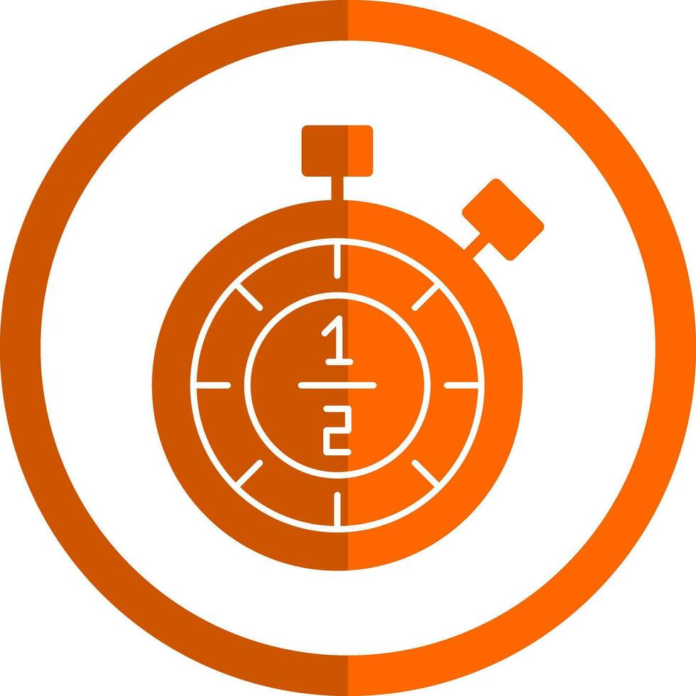 Half time Vector Icon Design
