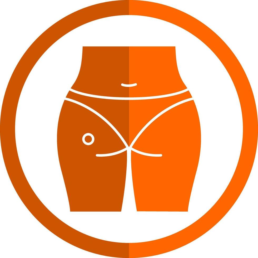 Buttocks Vector Icon Design