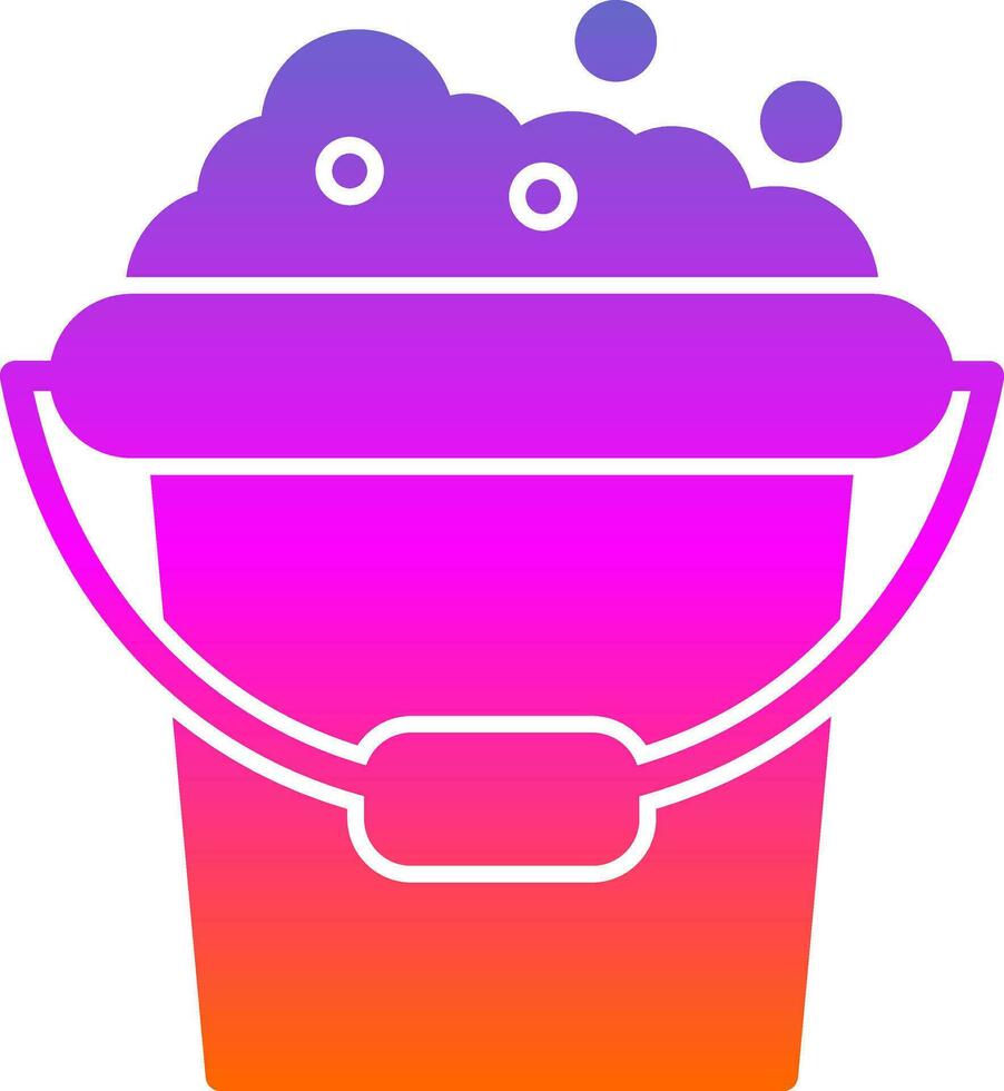 Bucket Vector Icon Design