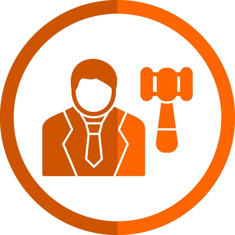 Advocate Vector Icon Design