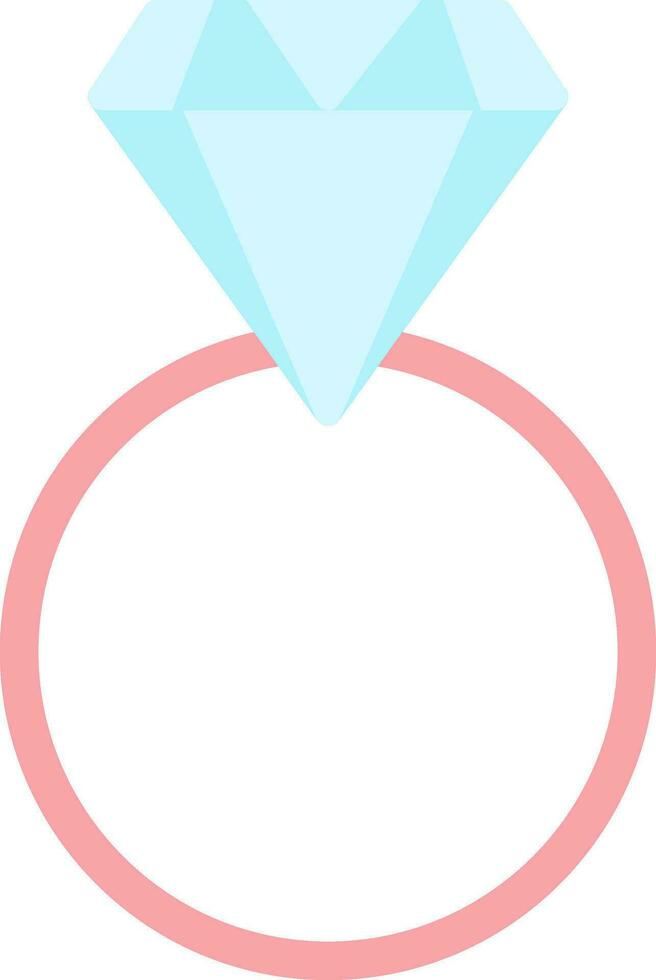 Diamond ring Vector Icon Design