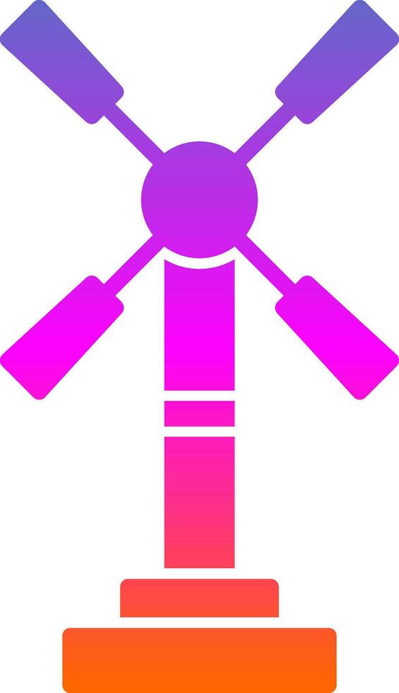 Windmill Vector Icon Design