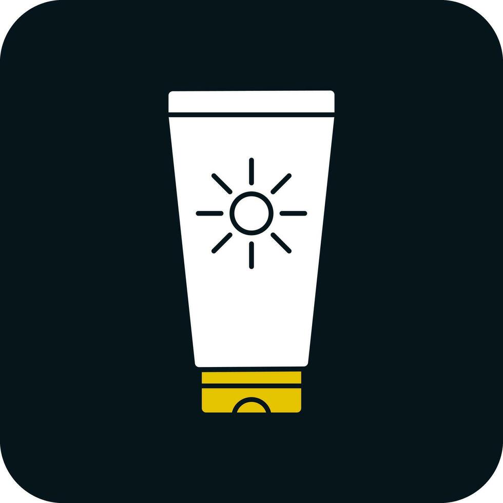 Sun cream Vector Icon Design