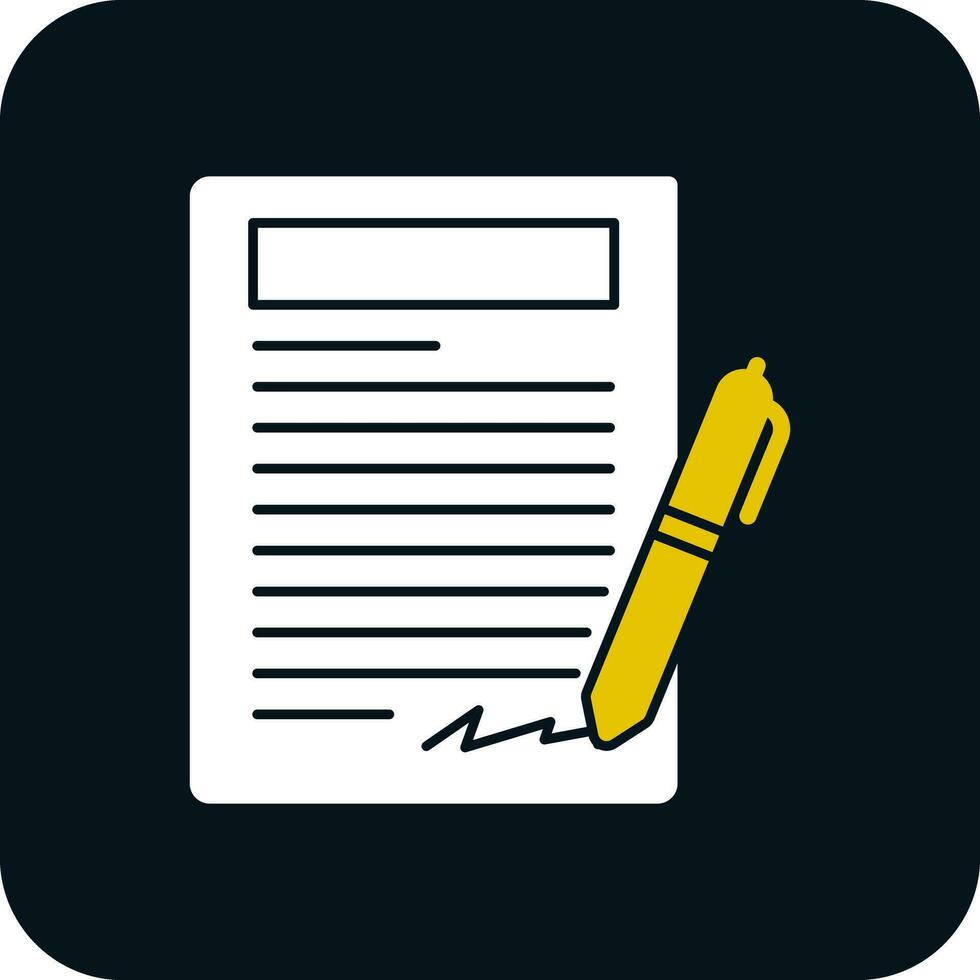 Agreement Vector Icon Design
