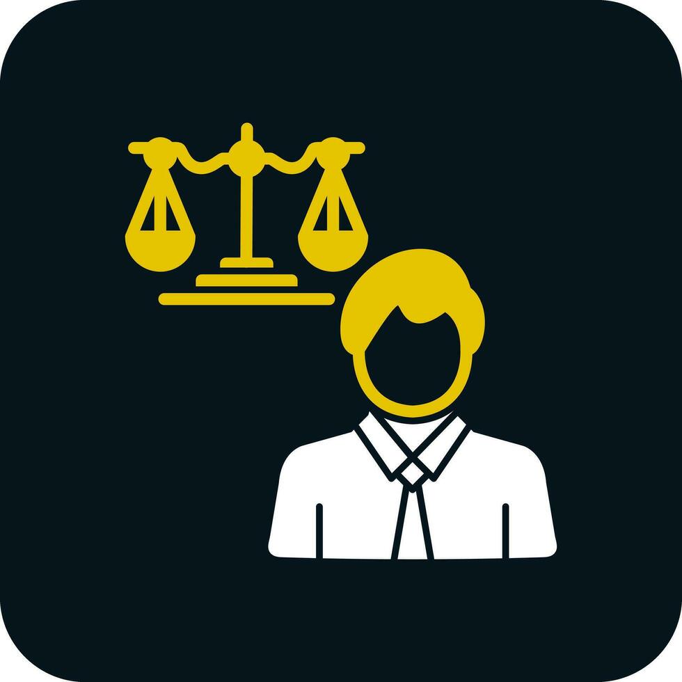 Advocate Vector Icon Design