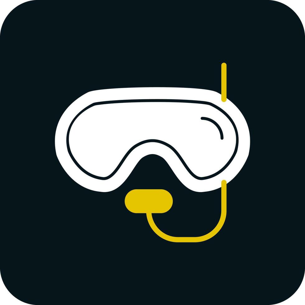 Diving mask Vector Icon Design