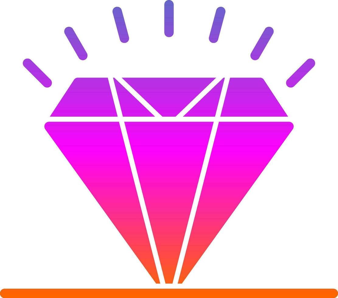 Diamond Vector Icon Design