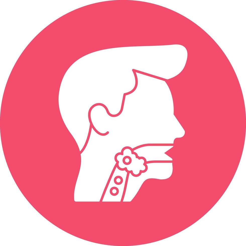 Throat cancer Vector Icon Design