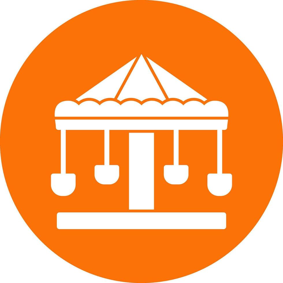 Merry go round Vector Icon Design
