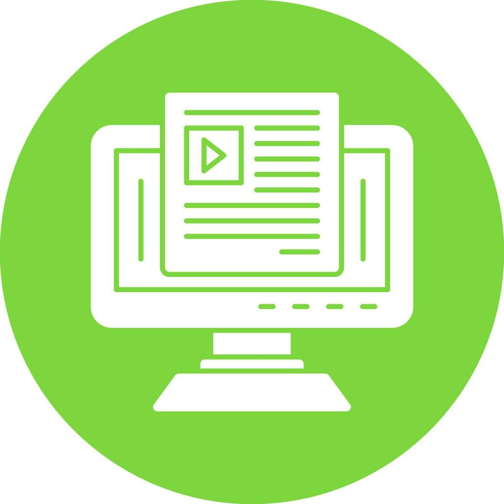 Blogging Vector Icon Design