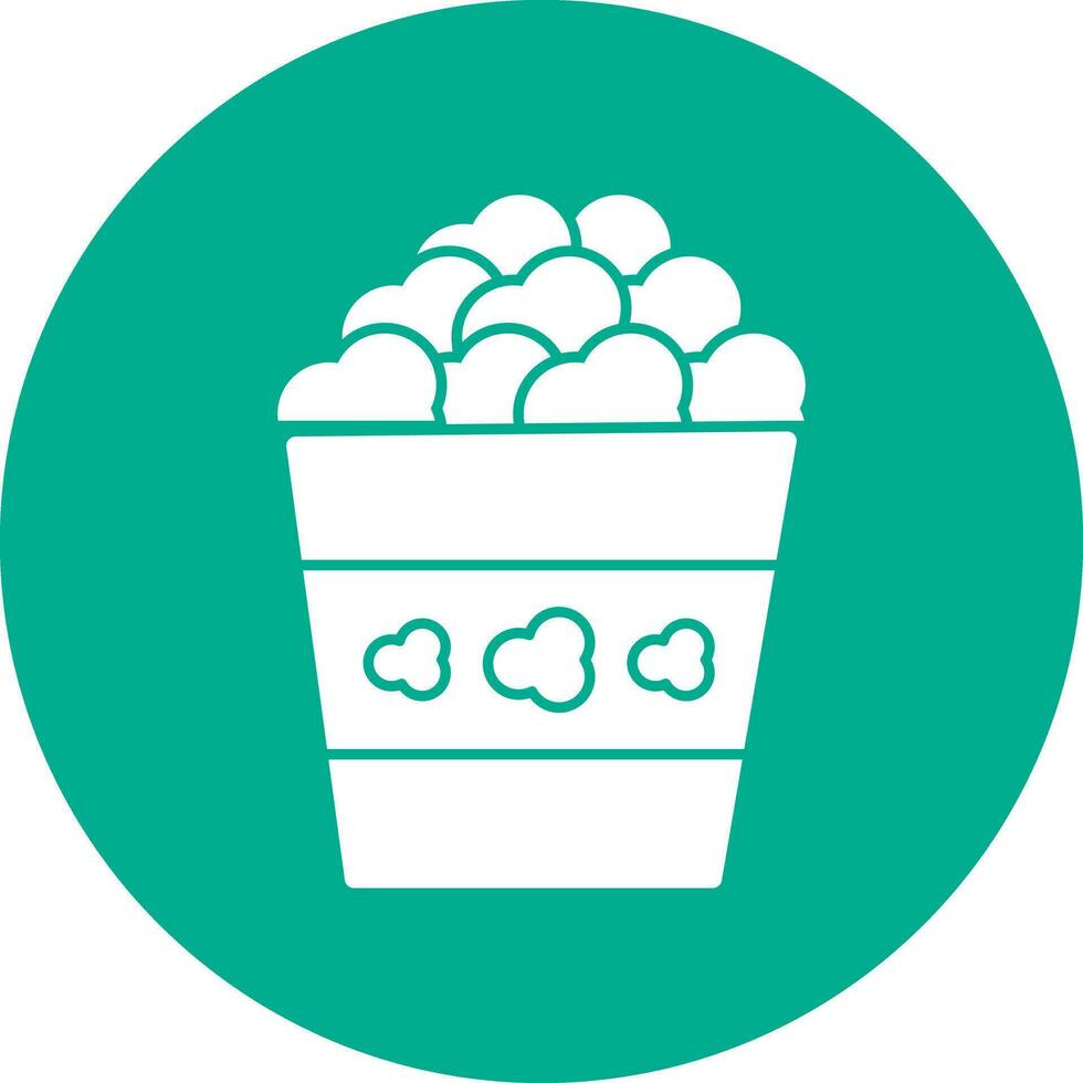 Popcorn Vector Icon Design