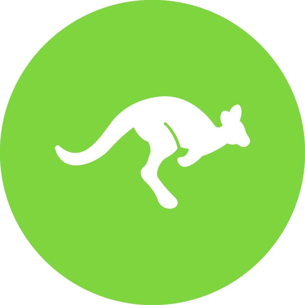 Kangaroo Vector Icon Design