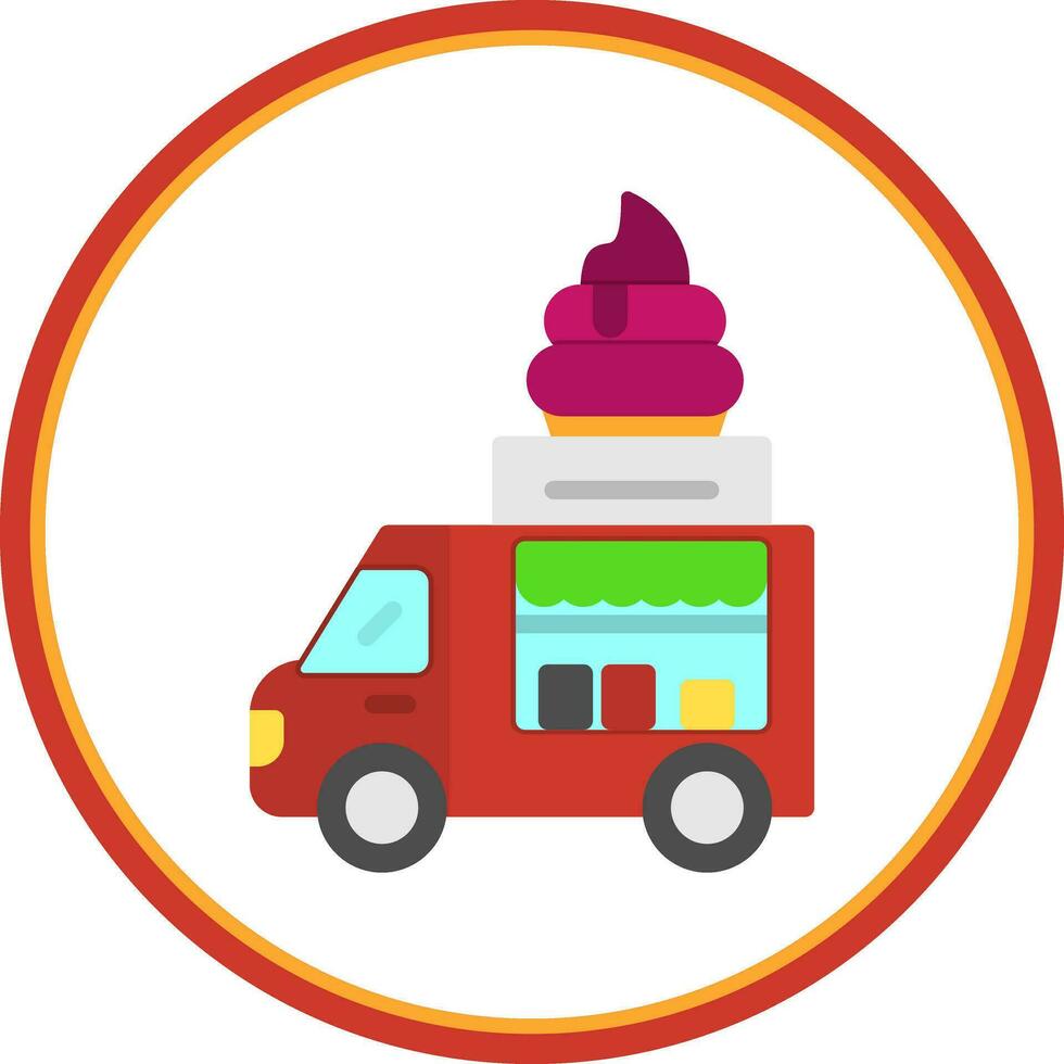 Food truck Vector Icon Design