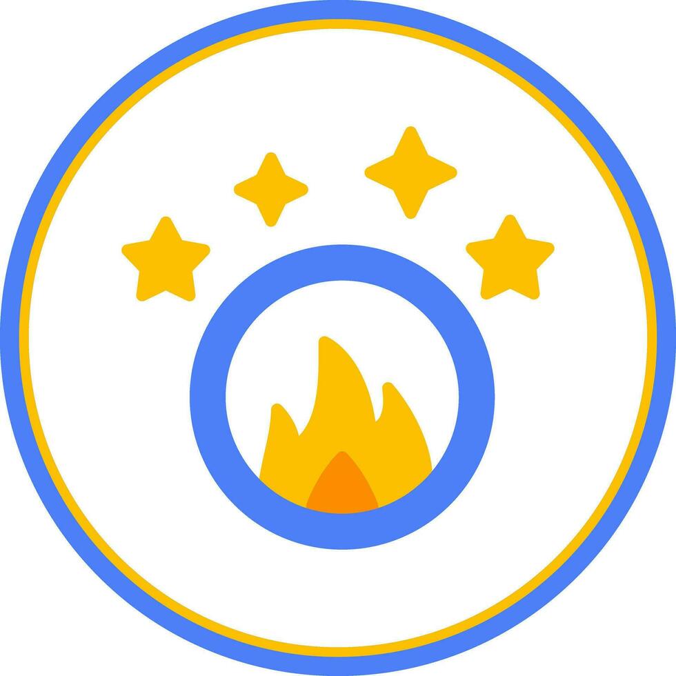 Ring of fire Vector Icon Design