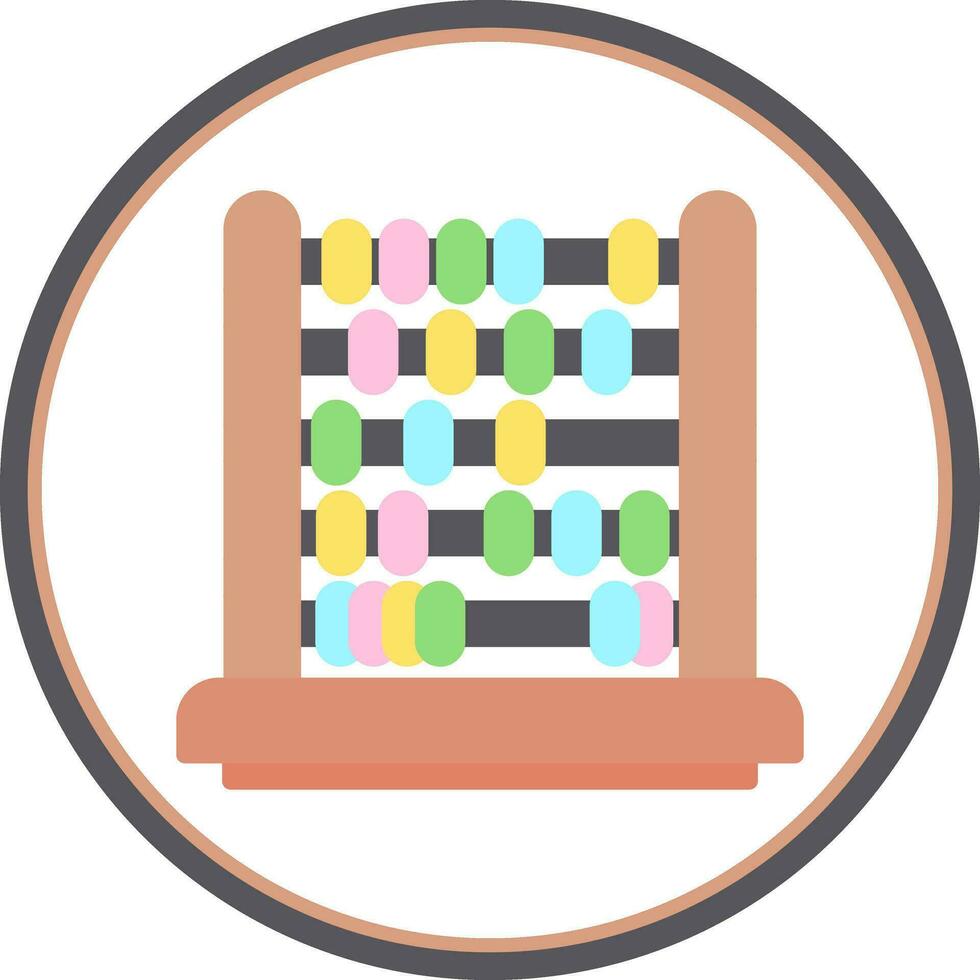 Baby abacus Vector Icon Design