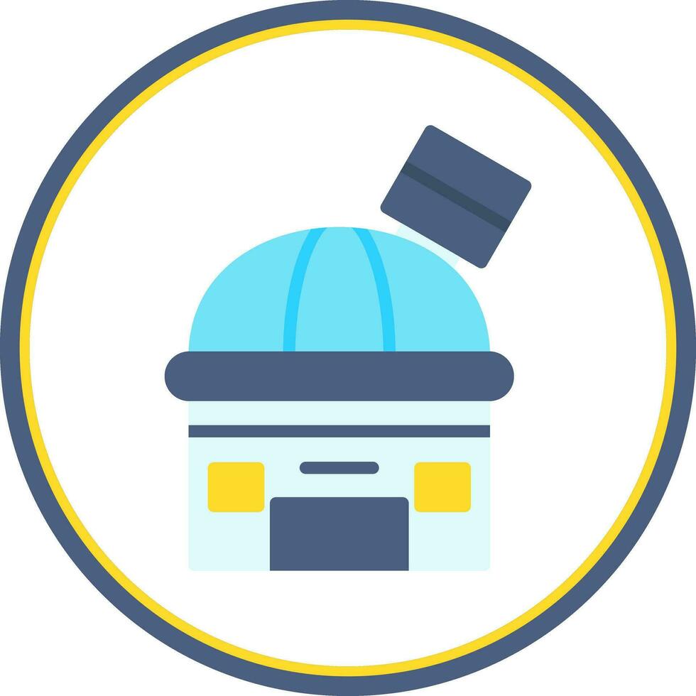 Observatory Vector Icon Design