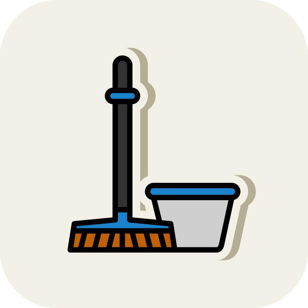 Mop Vector Icon Design