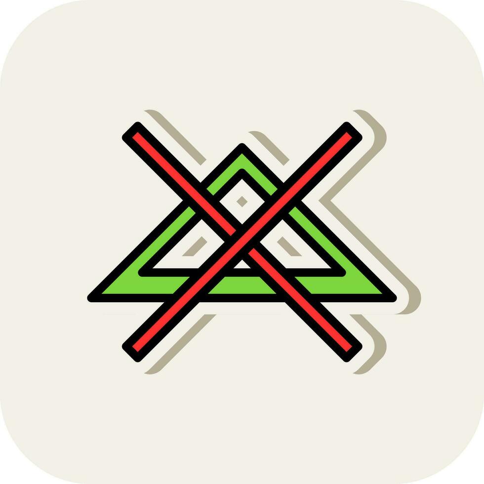 No bleach Vector Icon Design