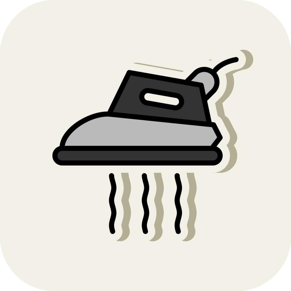 Hot iron Vector Icon Design