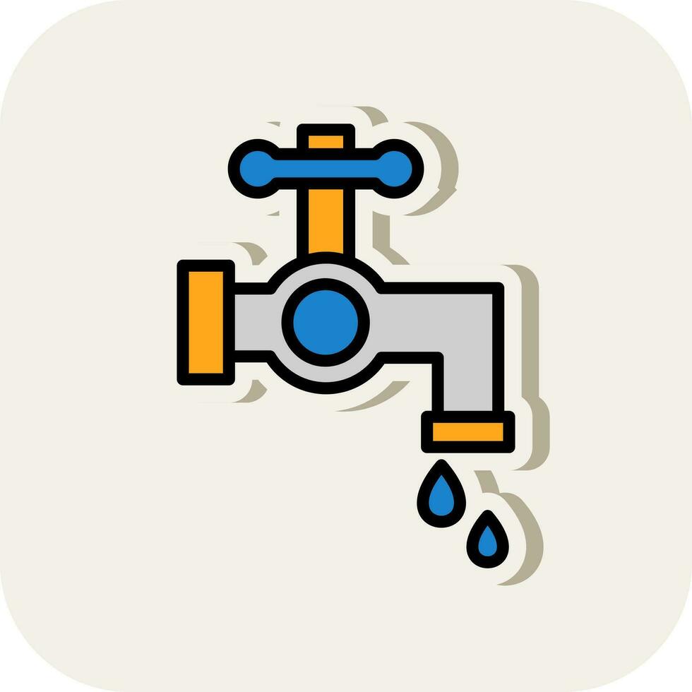 diseño de icono de vector de grifo de agua